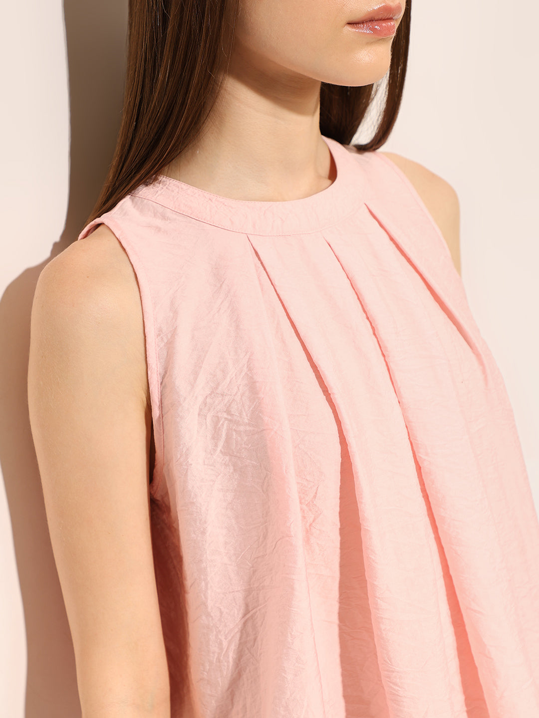Pink Sleeveless Top