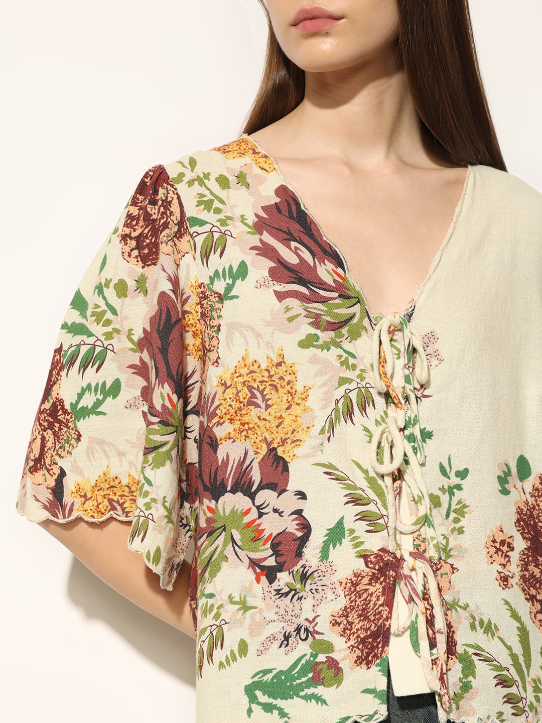 Multi-Colour Printed Top