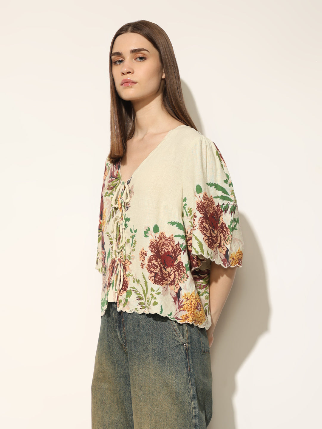 Multi-Colour Printed Top