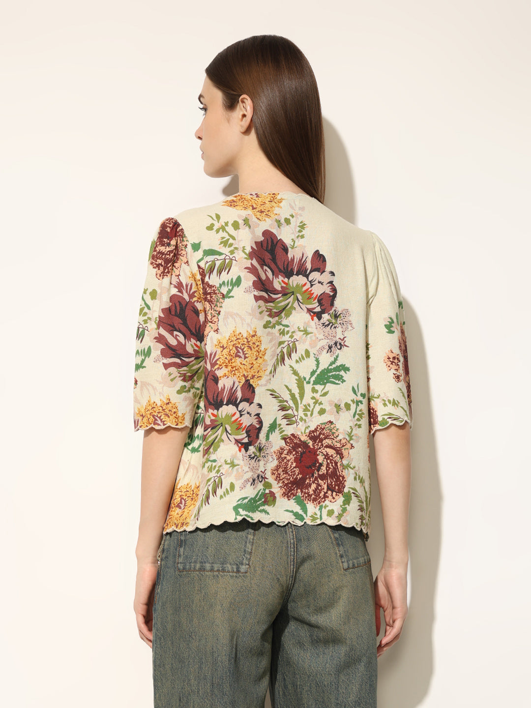 Multi-Colour Printed Top