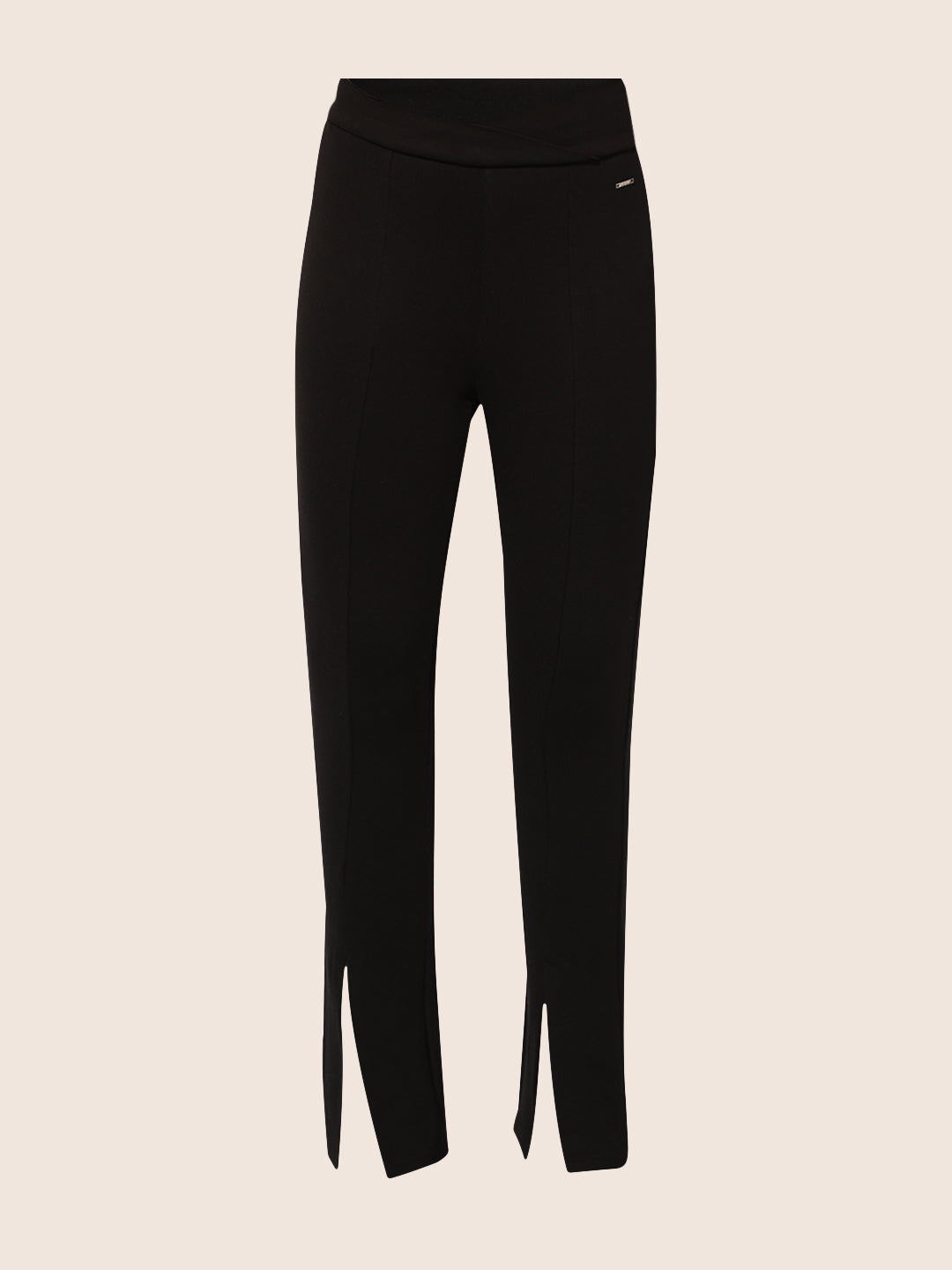 Black High Rise Flared Leggings