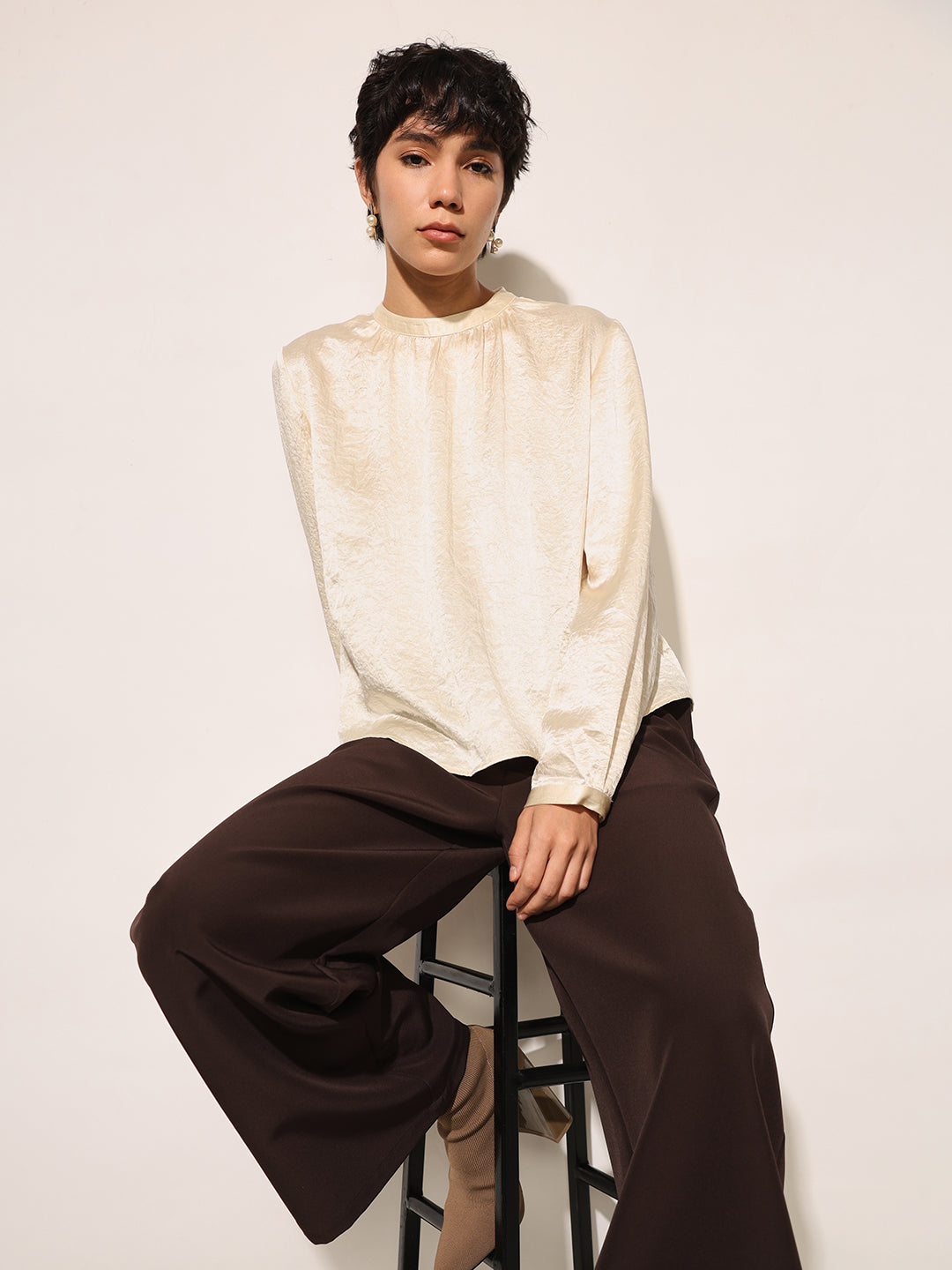 Off-White Full Sleeves Top