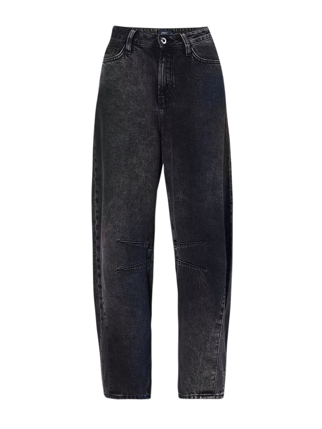 Black High Rise Slouchy Fit Jeans