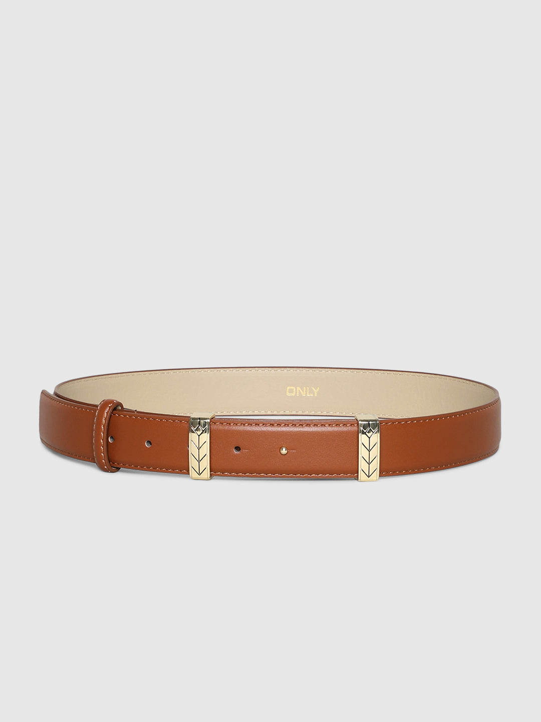 Brown Press-On Belt