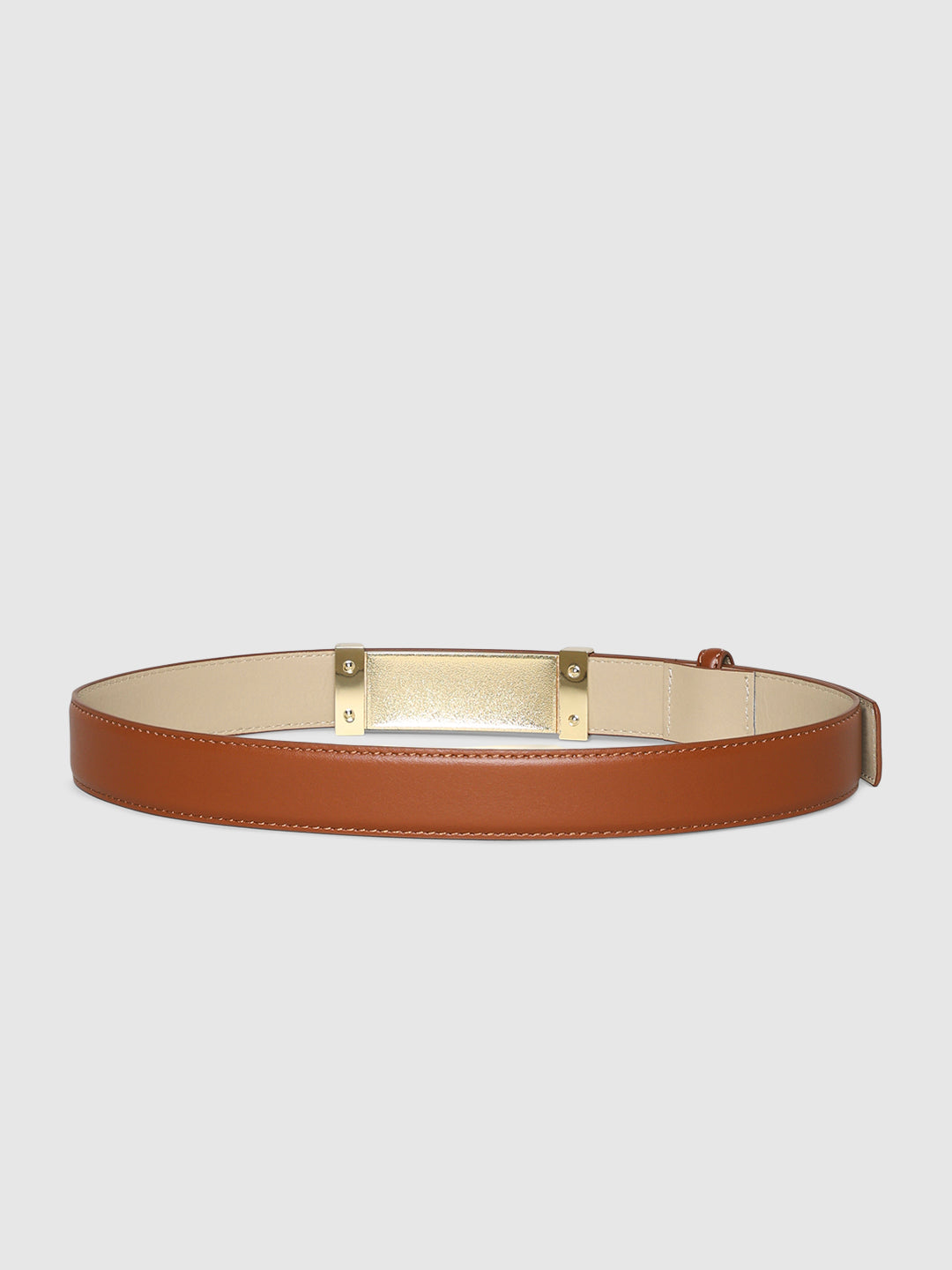 Brown Press-On Belt