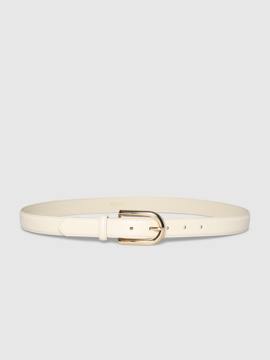 White Narrow Belt