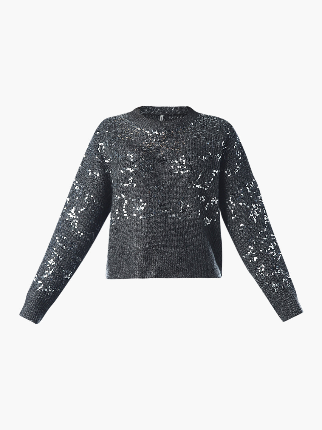 Sequin Embellished Pullover