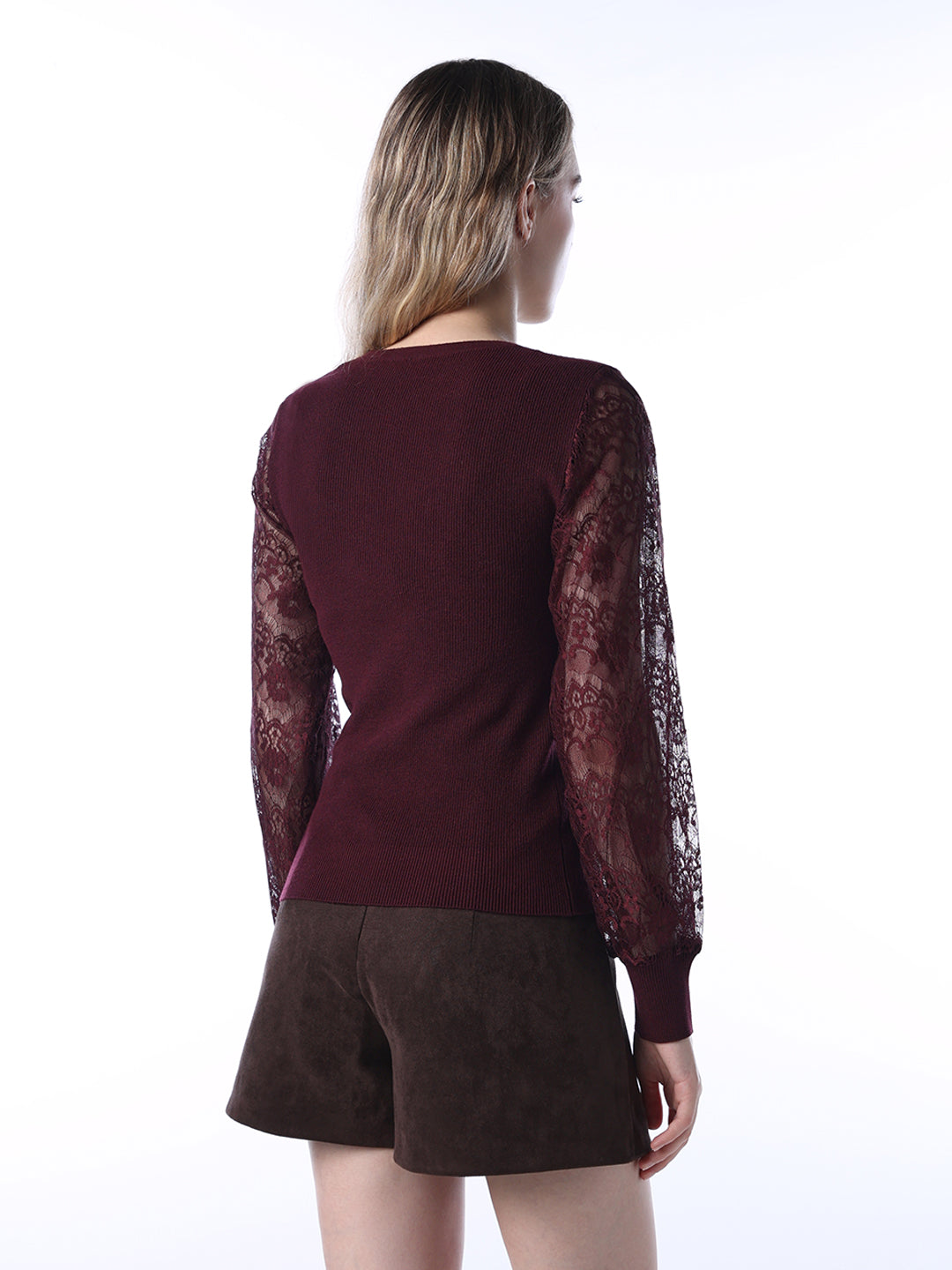 Lace Detail Pullover