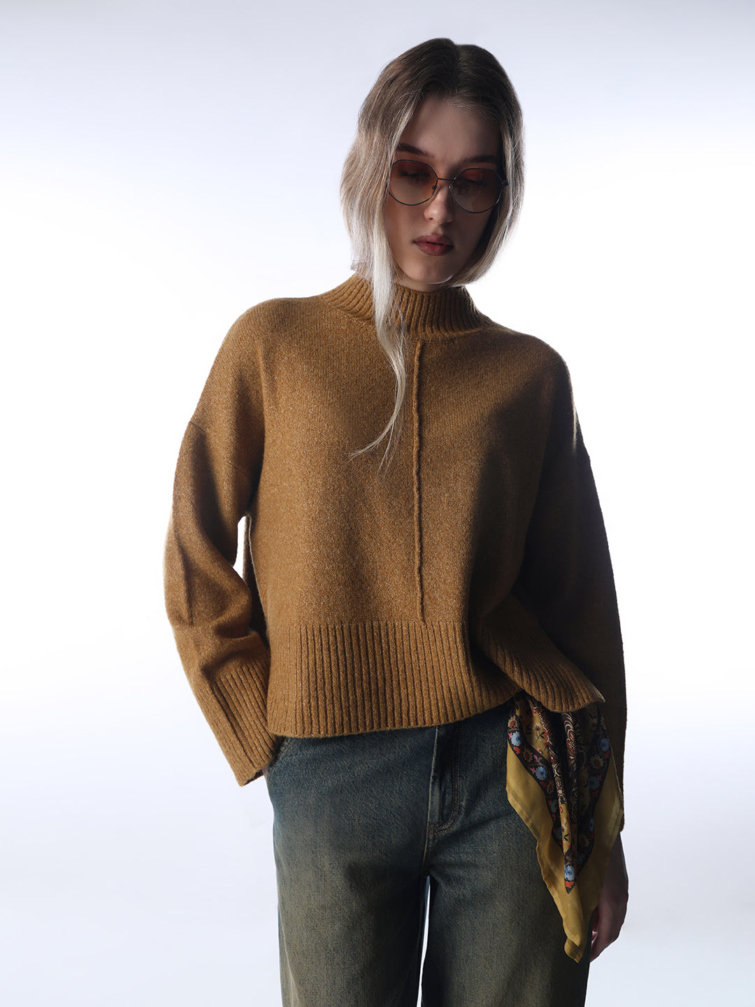 High Neck Pullover
