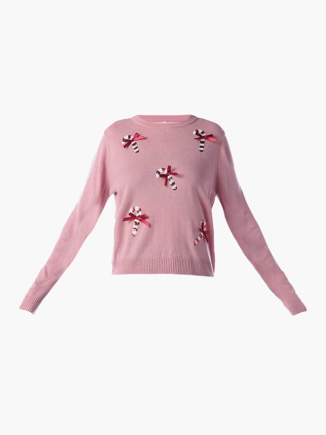 Candy Cane O-Neck Pullover