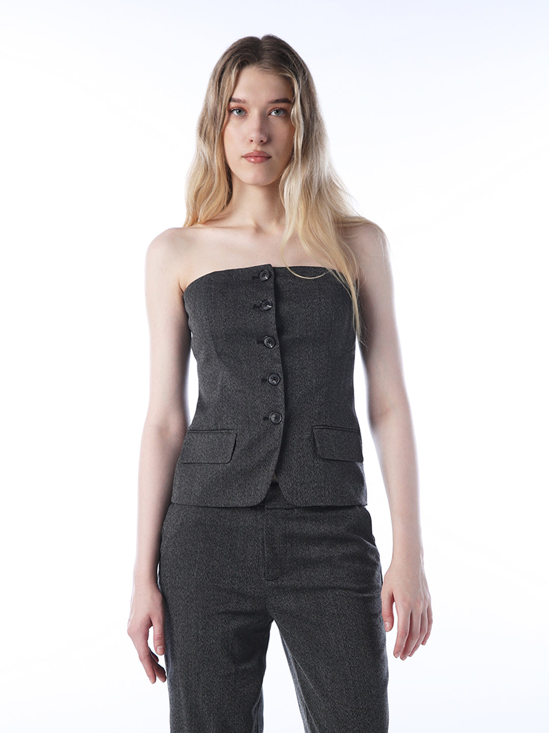 Bandeau Waistcoat Top