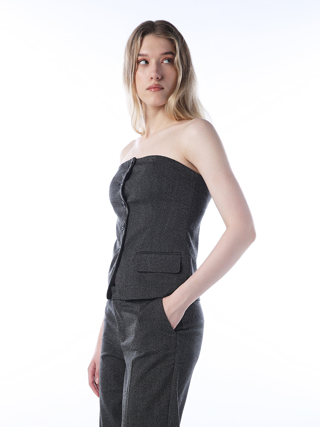 Bandeau Waistcoat Top