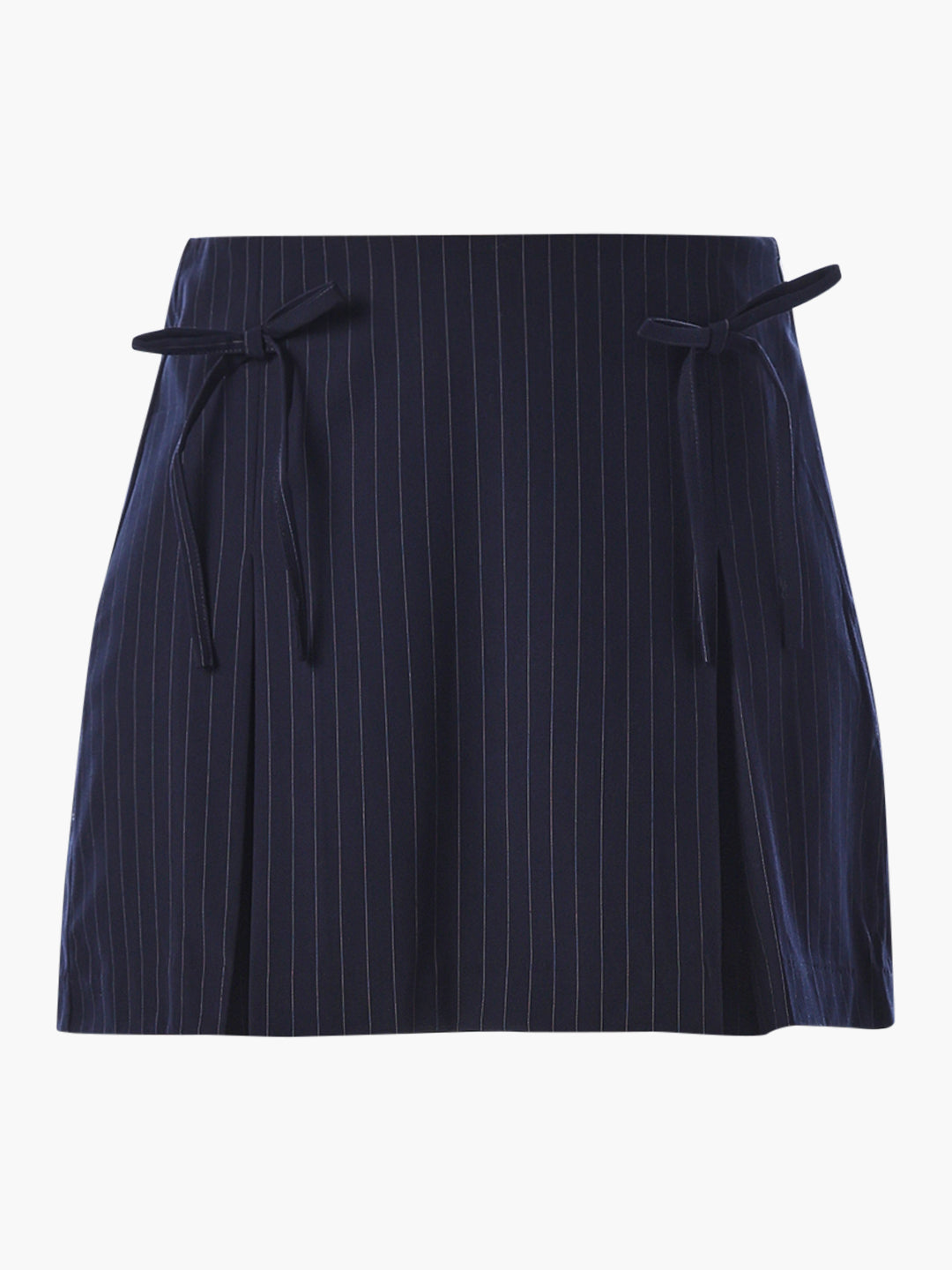 Pinstripe Tailored Skirt