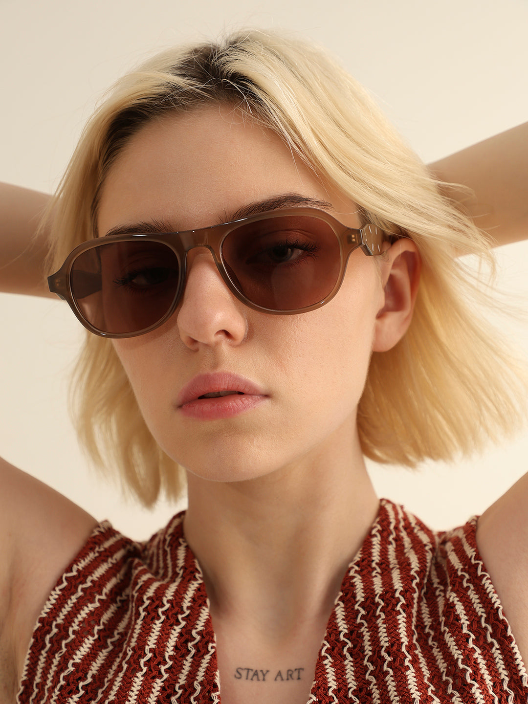 Sunnies Studios Tinted Non Prescription Glasses Malcom – Sunnies