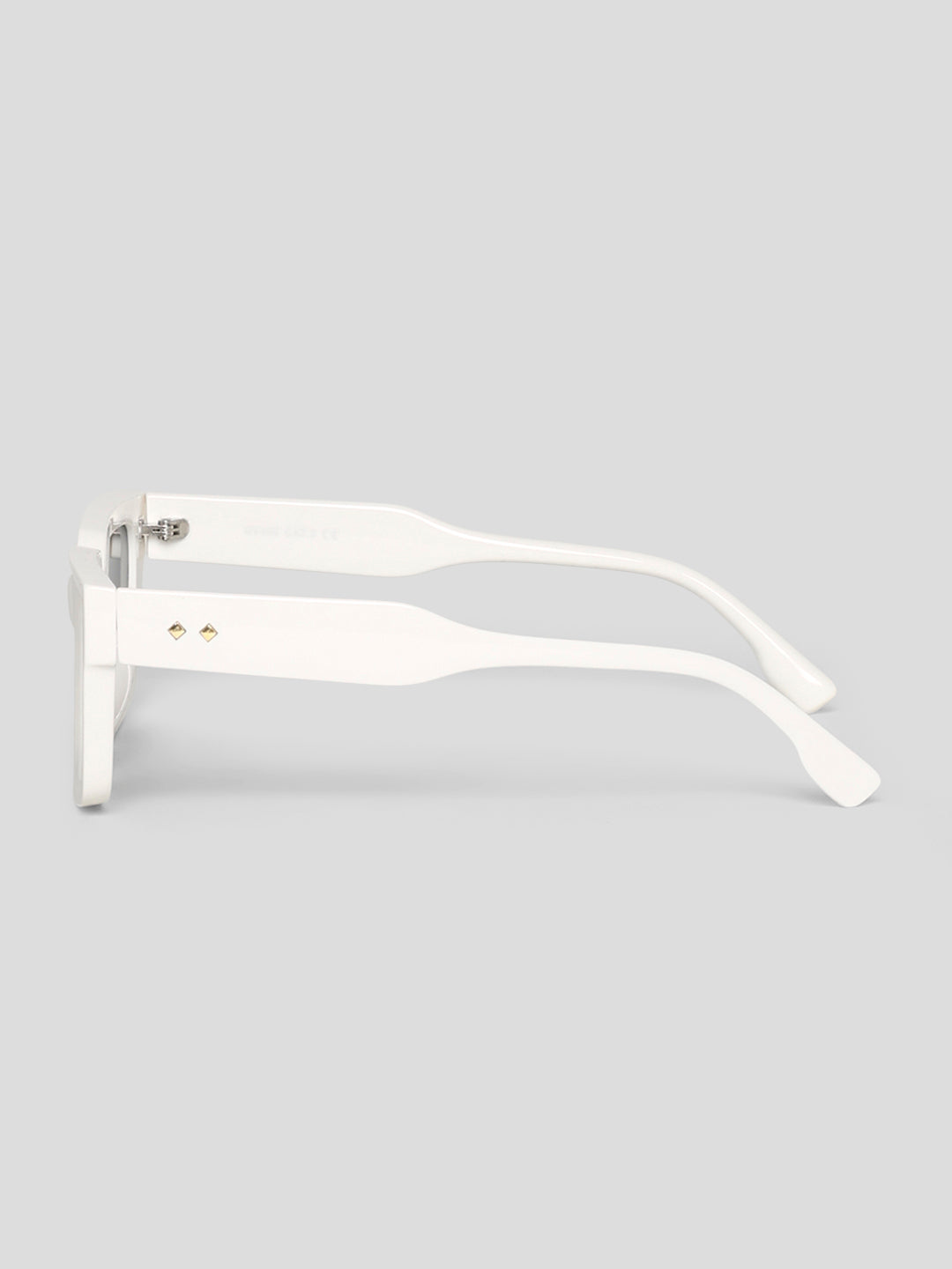 White Tinted Rectangular Sunglasses