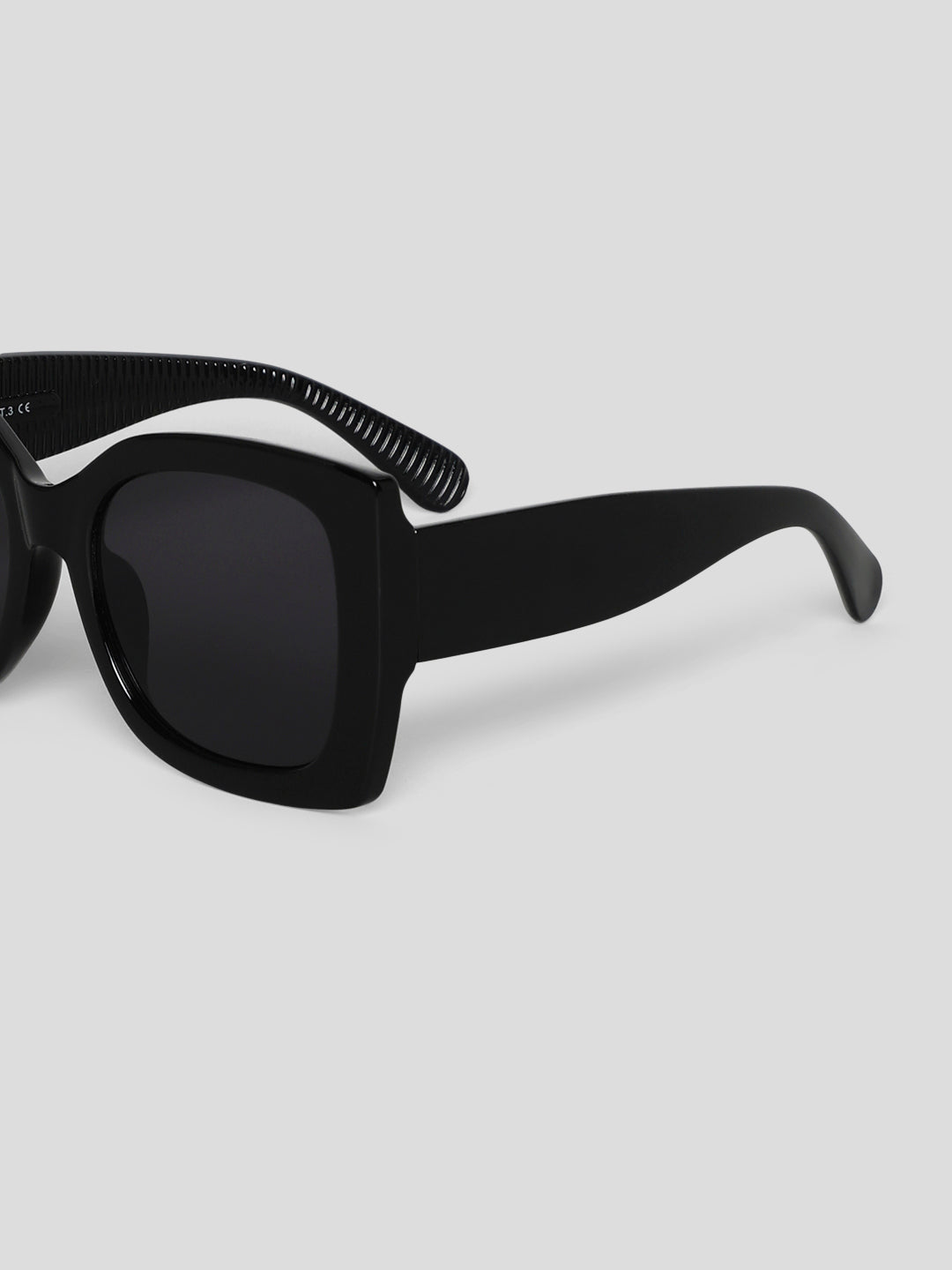 Black Broad Squared Sunglasses