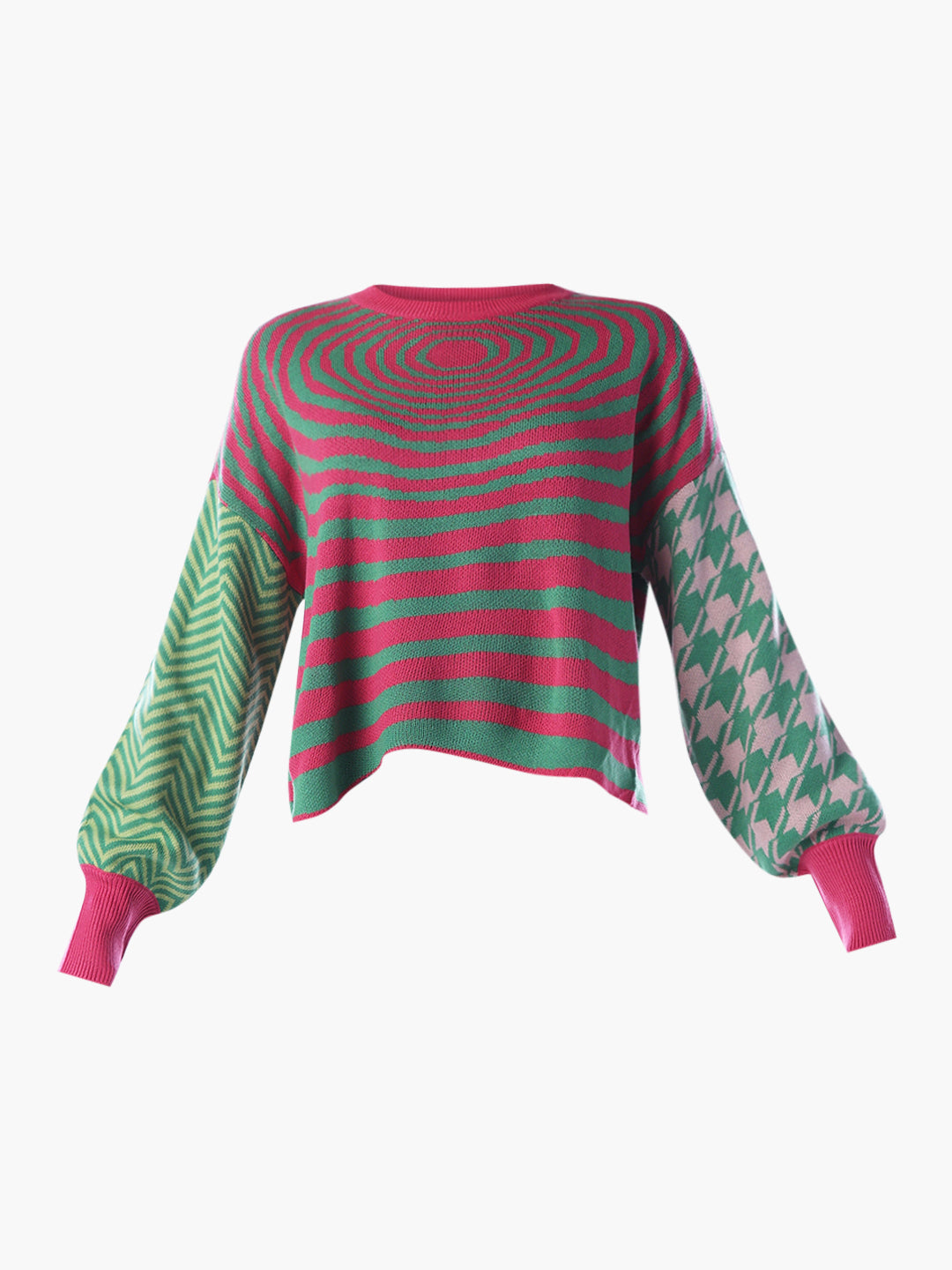 O-Neck Colourblocked Pullover