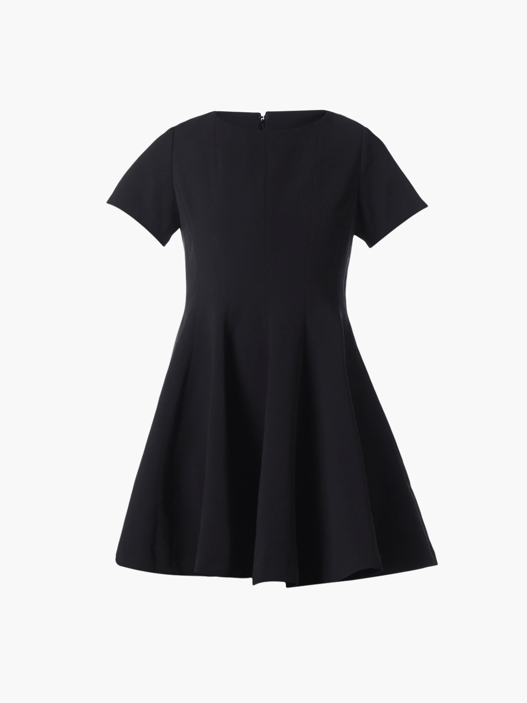 Black Flared Short Dress