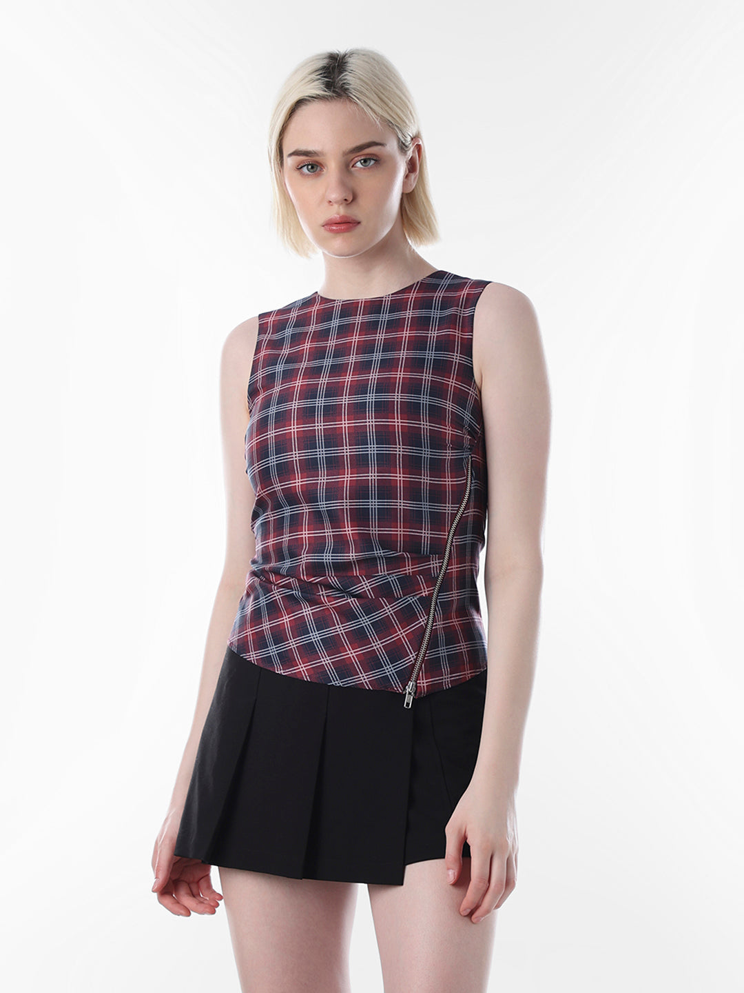 Multi-Colour Ruched Top