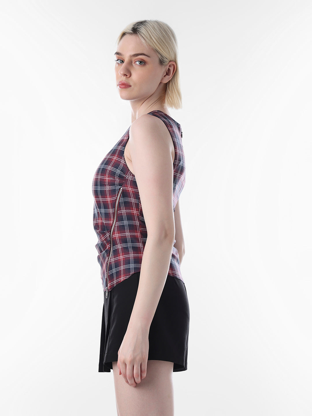 Multi-Colour Ruched Top