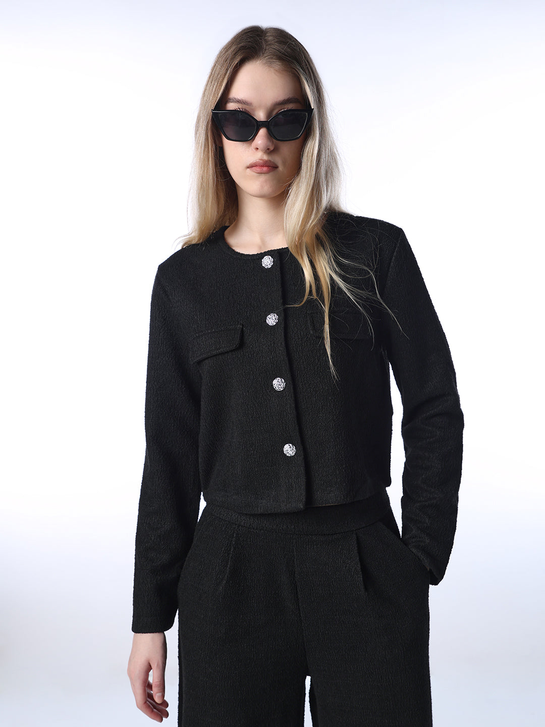 Short Textured Jacket