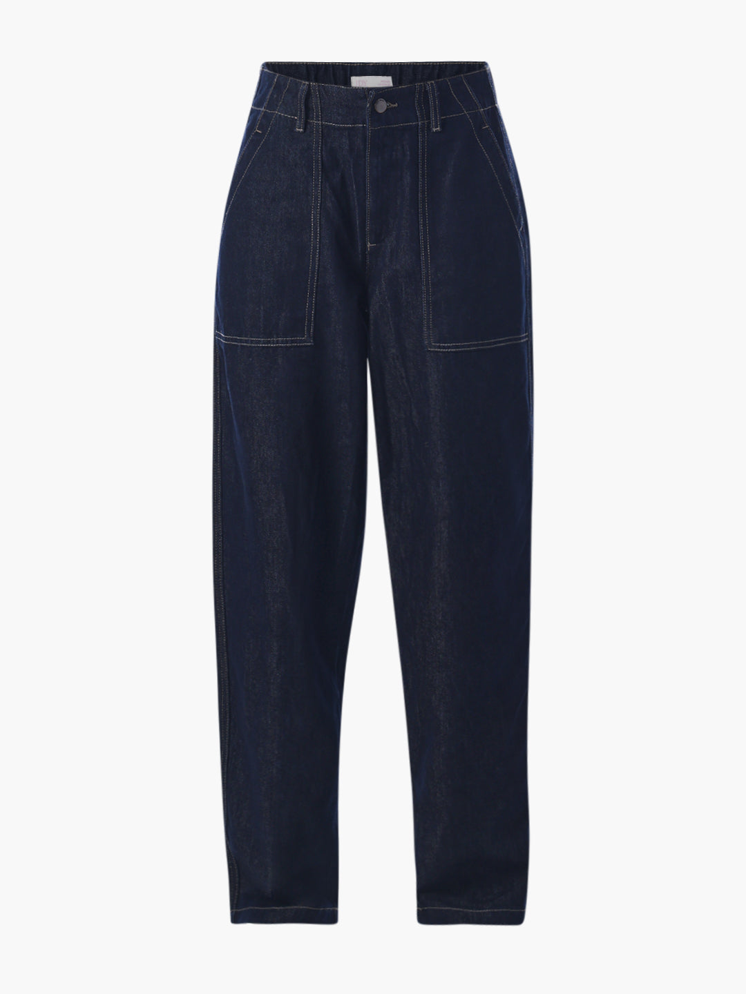 Barrel Fit High Rise Jeans