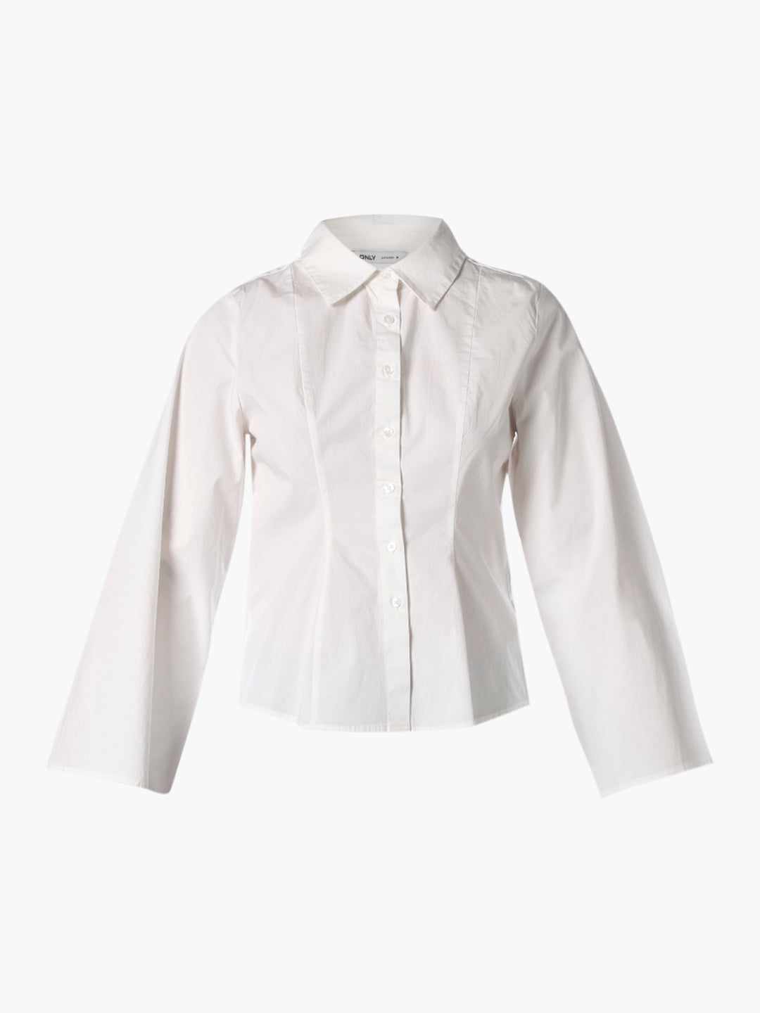 Pleated Striped Cotton Shirt - Pink