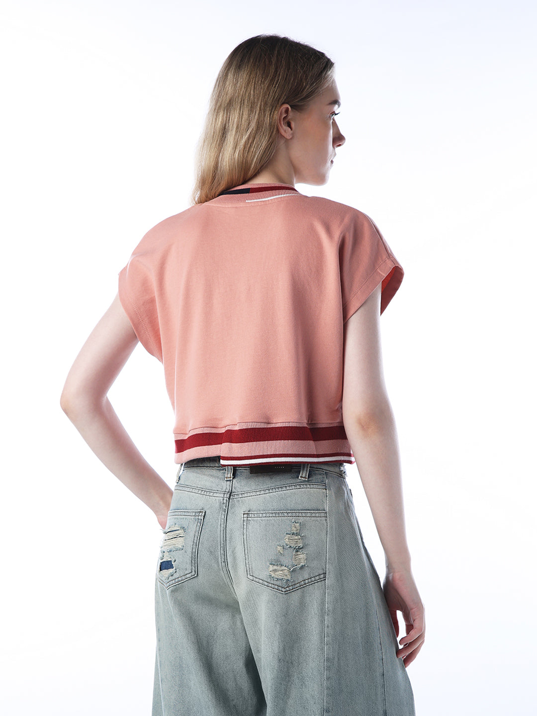 Varsity Cropped Sweatshirt