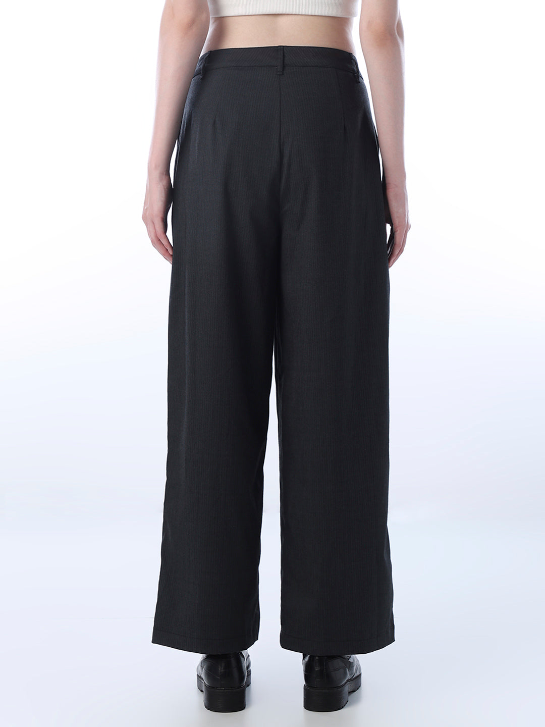 Asymmetric Waistband Pants