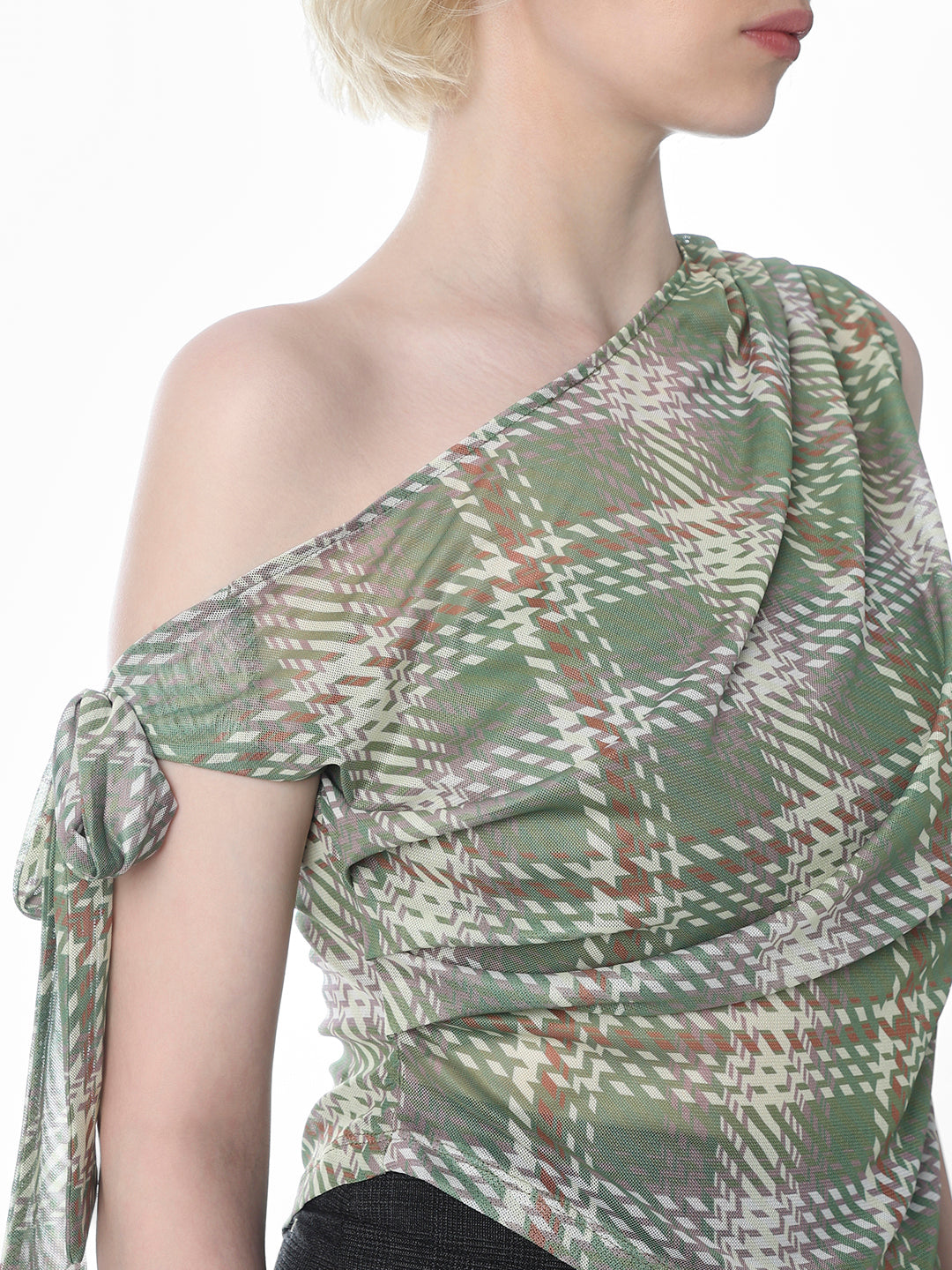 Green Layered Bodice Top