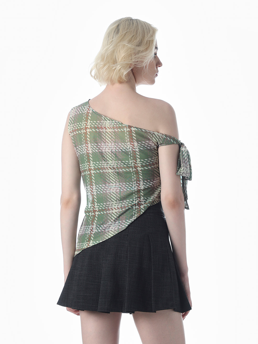 Green Layered Bodice Top