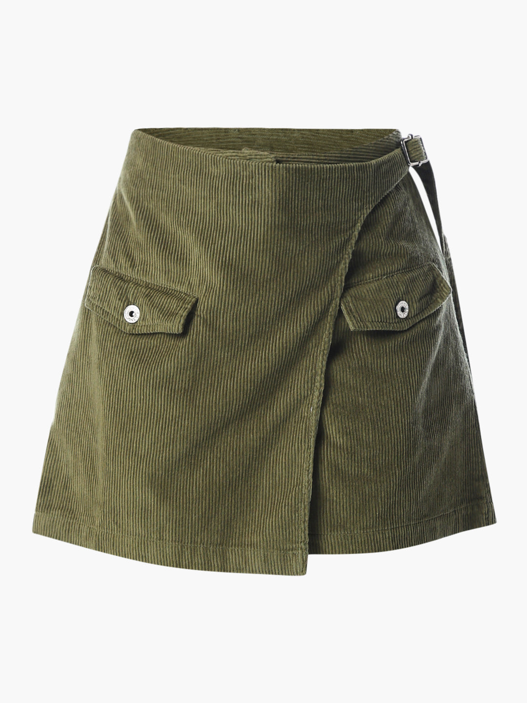 Green Corduroy Skort