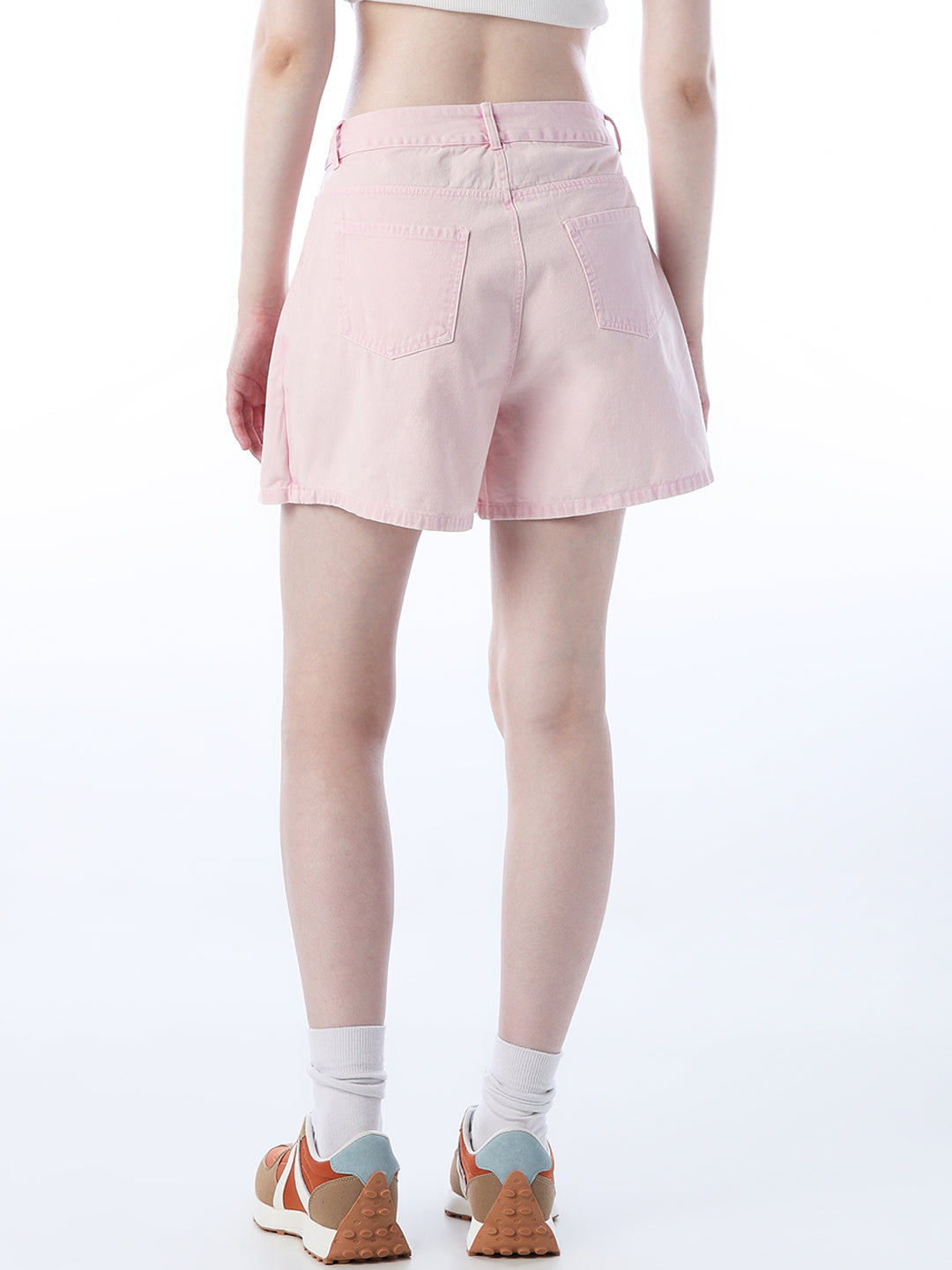 Vintage Washed Denim Skort