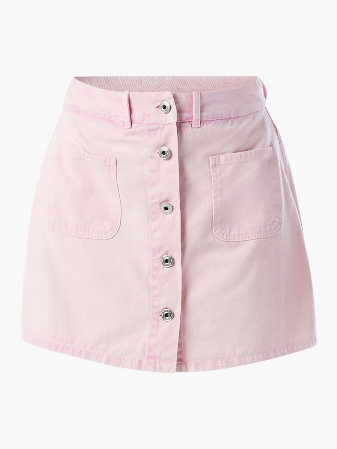 Vintage Washed Denim Skort