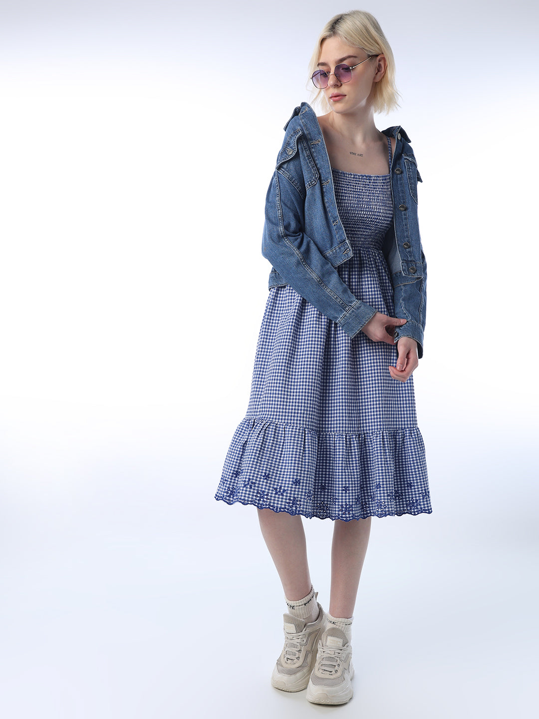 Smocked Strappy Dress