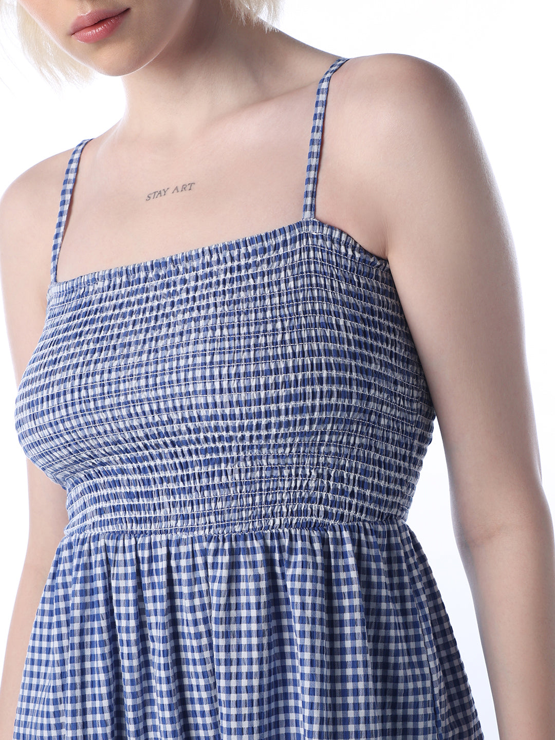 Smocked Strappy Dress