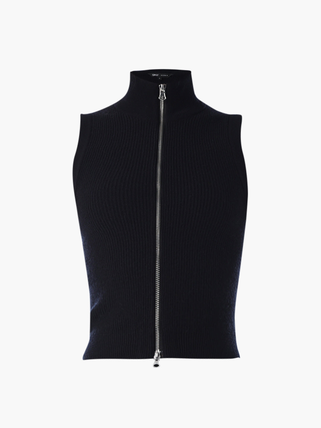Zip Through Knitted Pullover