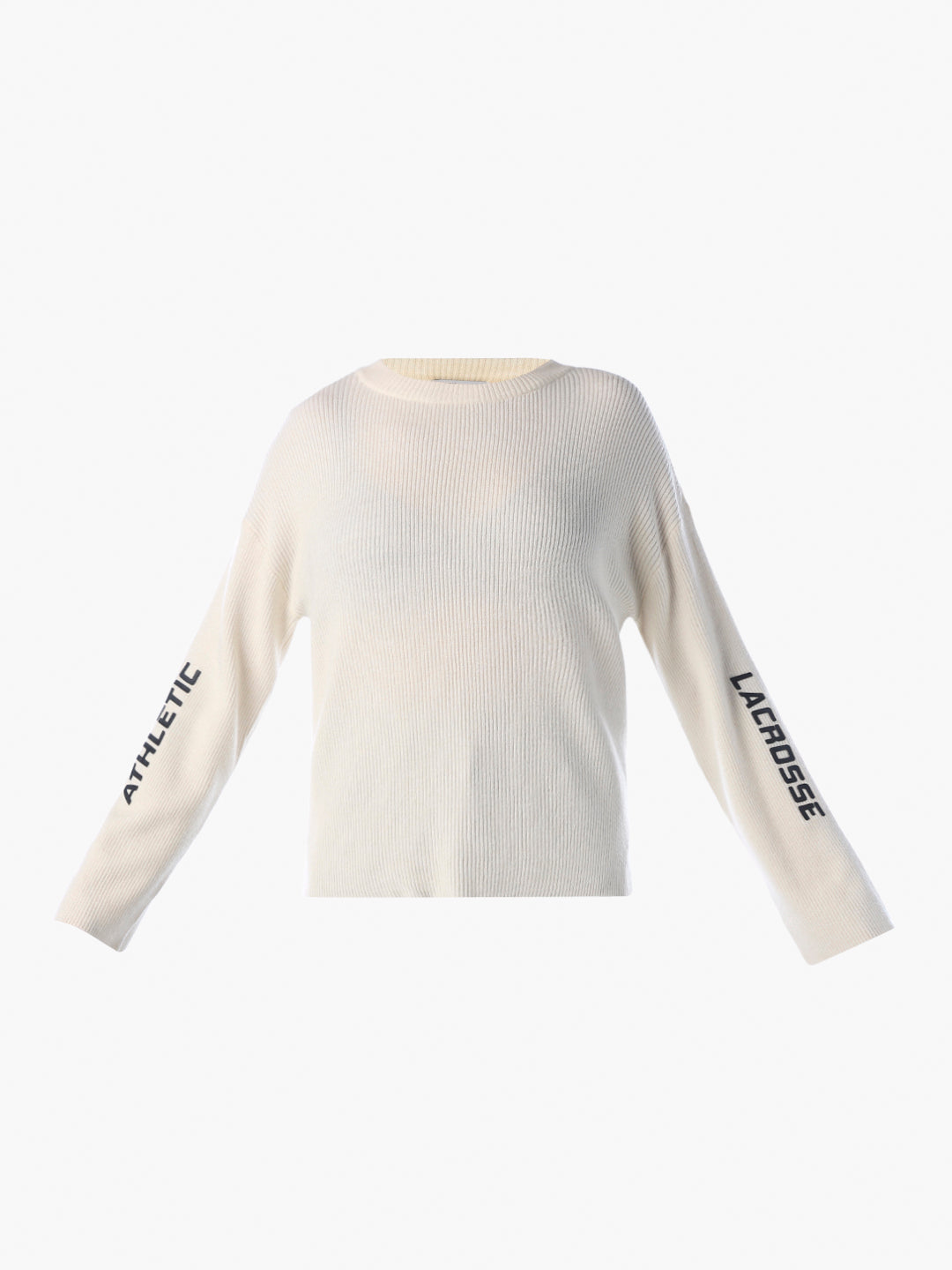 Printed Fine-Knit Pullover