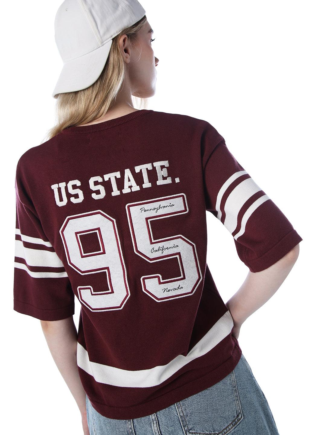 Varsity Knitted Cotton Pullover