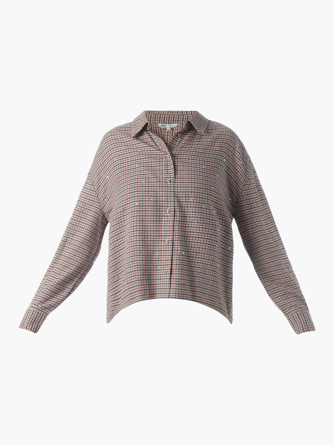 Multi-Colour Rhinestone Detail Shirt