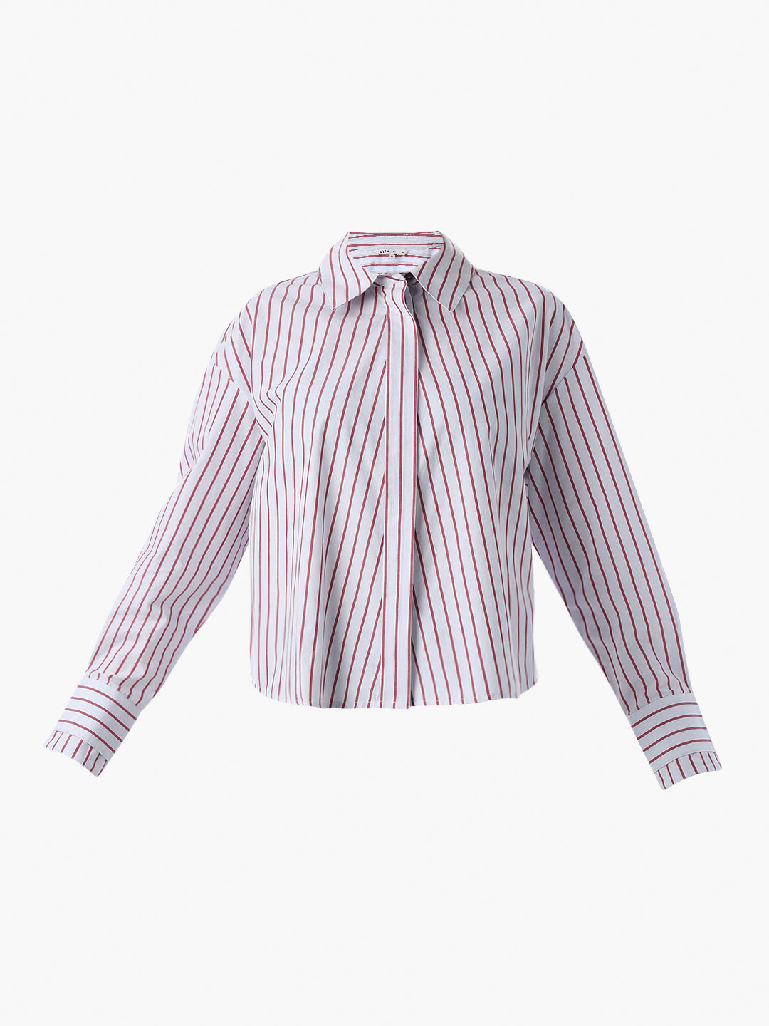 White Striped Cotton Shirt