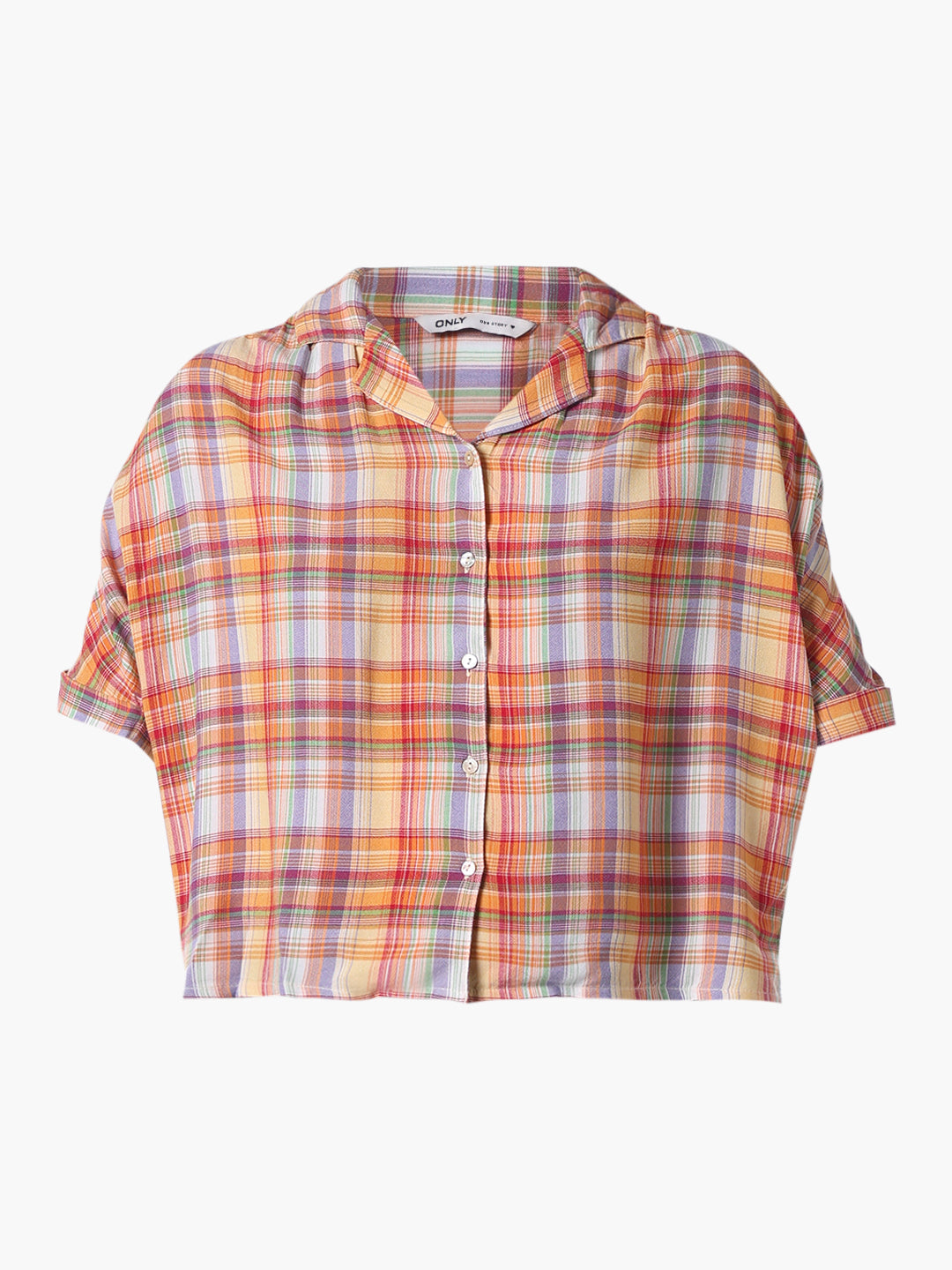 Multi-Colour Check Boxy Fit Shirt