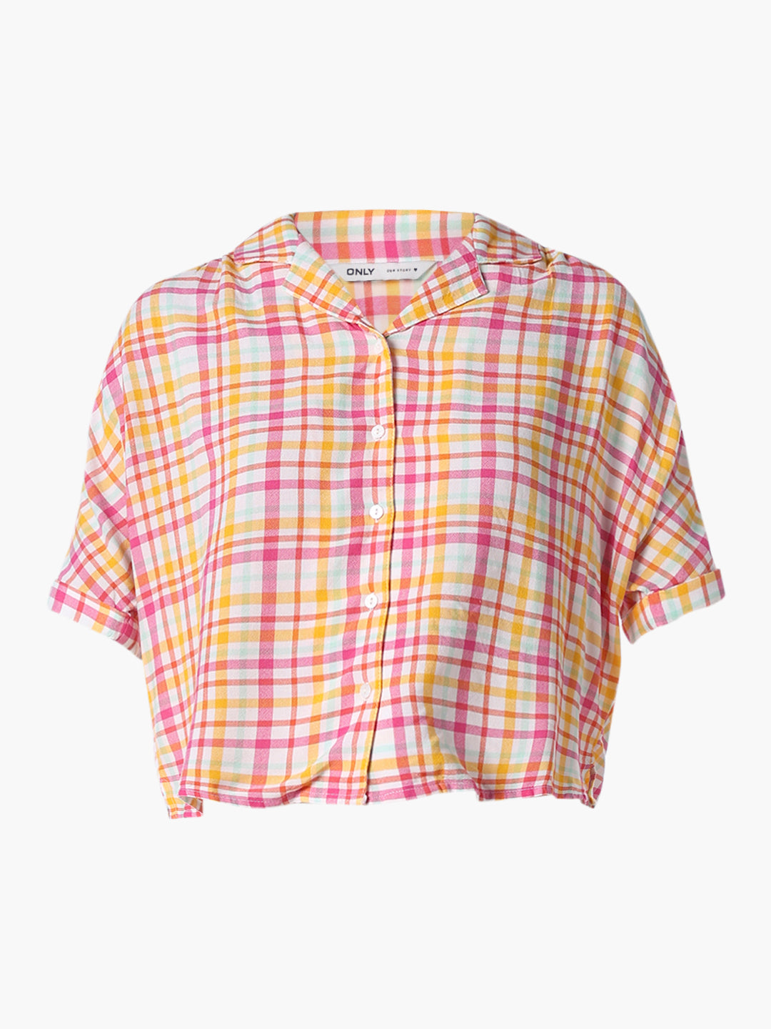 Multi-Colour Check Boxy Fit Shirt