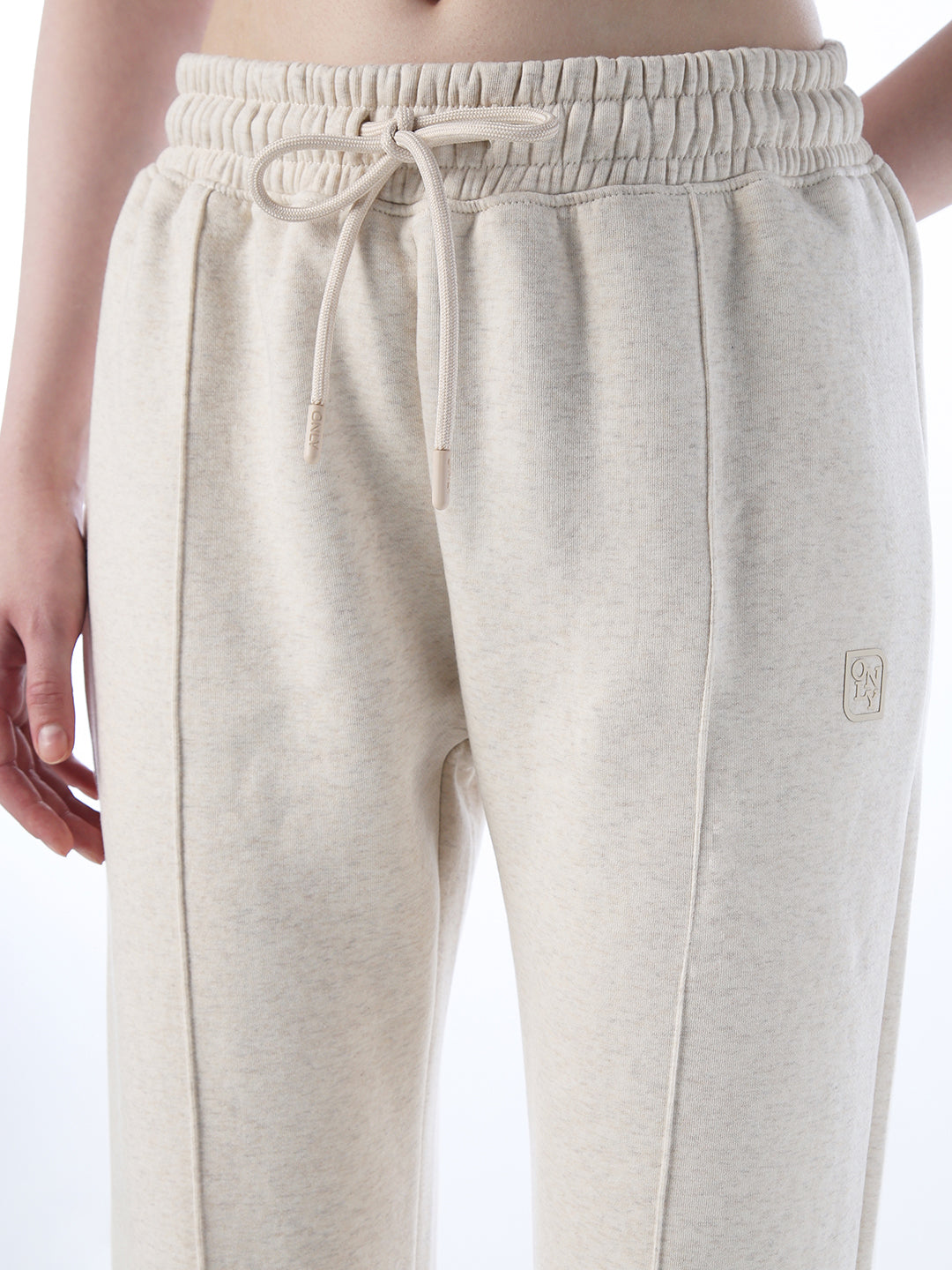 Crease-Down Detail Flared Pants