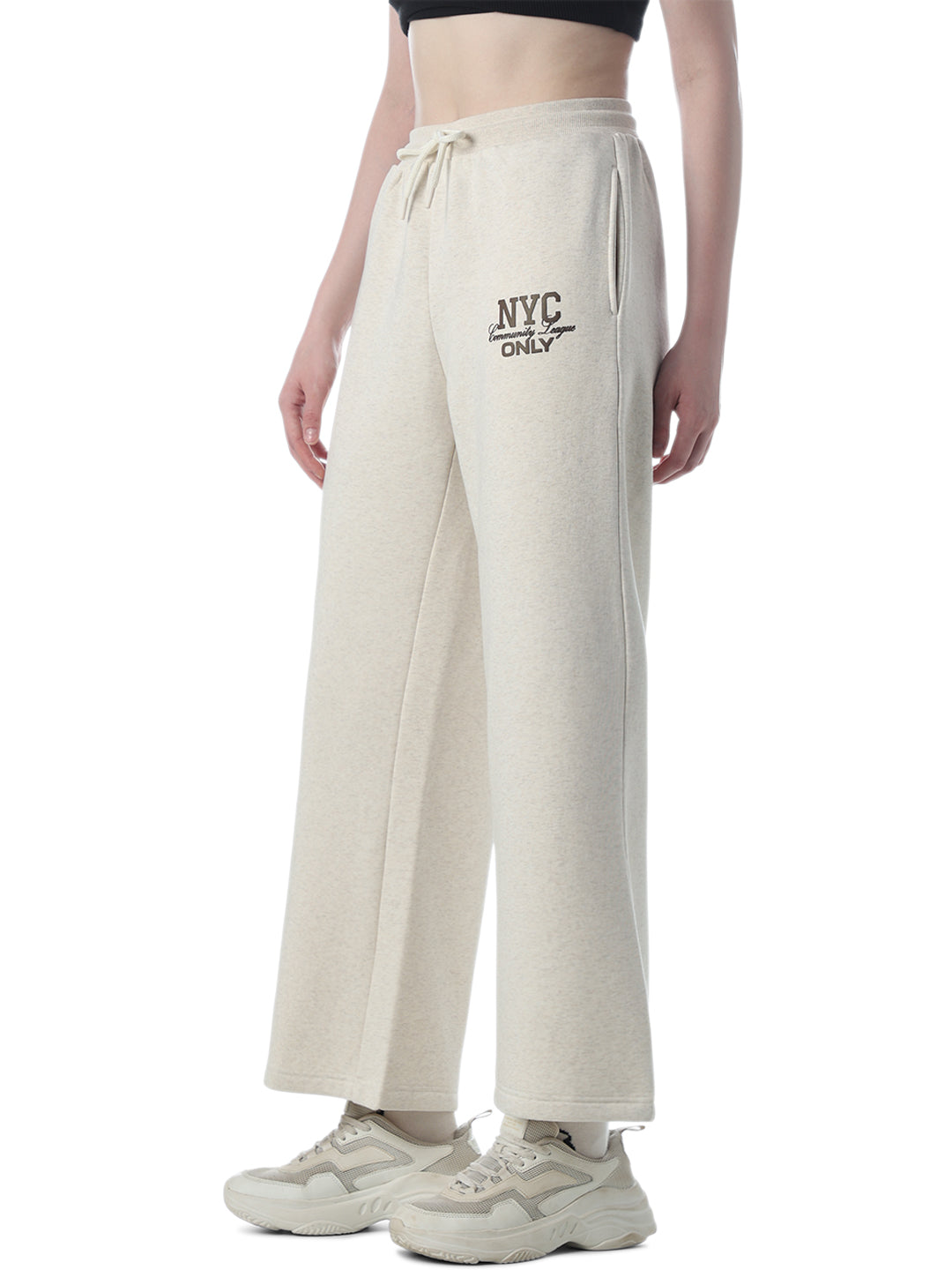 Off-White Printed Flared Joggers