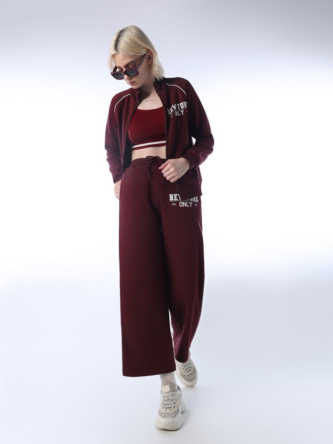 Straight Fit Varsity Sweatpants