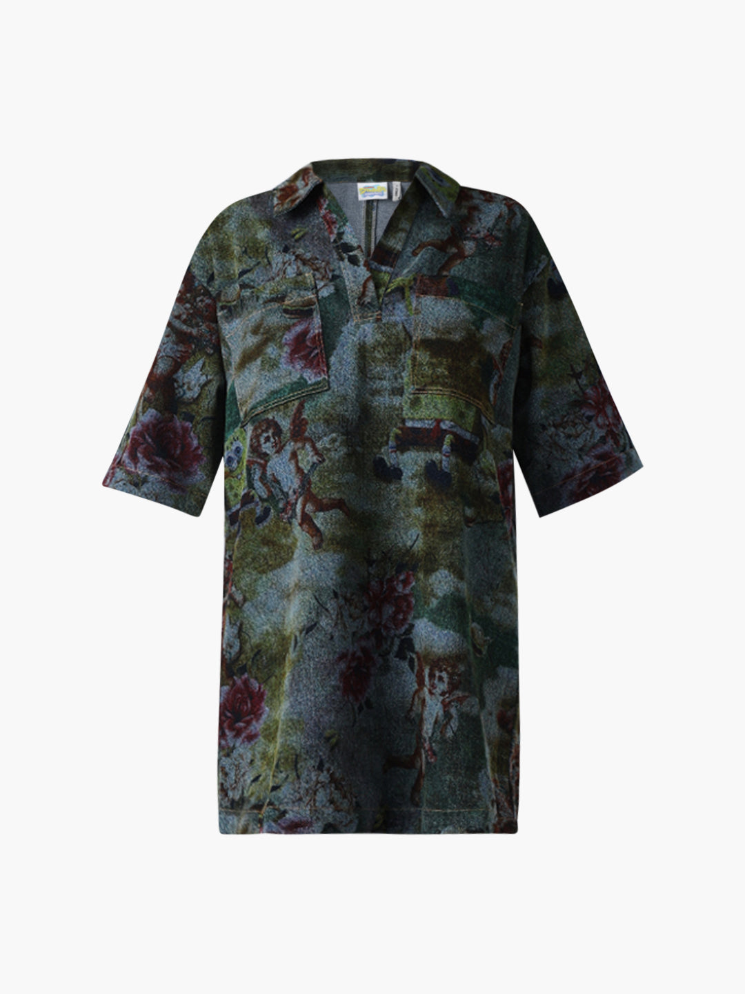 Denim SpongeBob Printed Dress