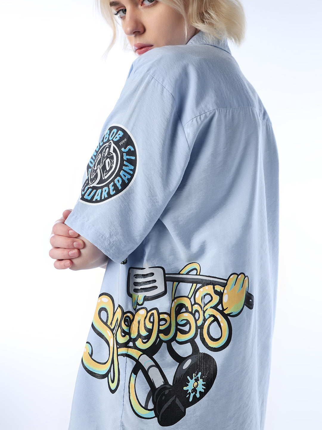 SpongeBob Printed Oversized Shirt