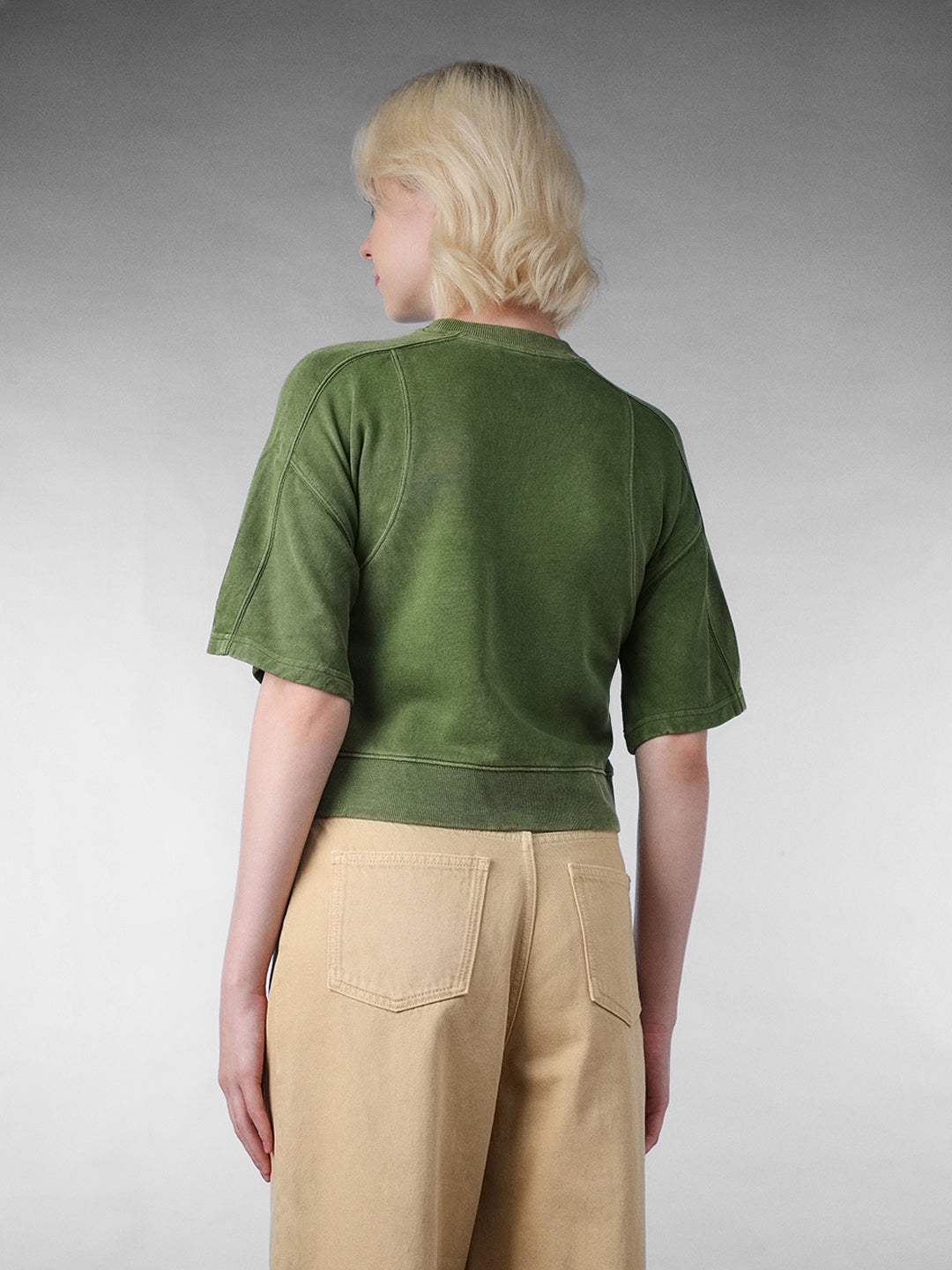 Green SpongeBob Print Sweatshirt