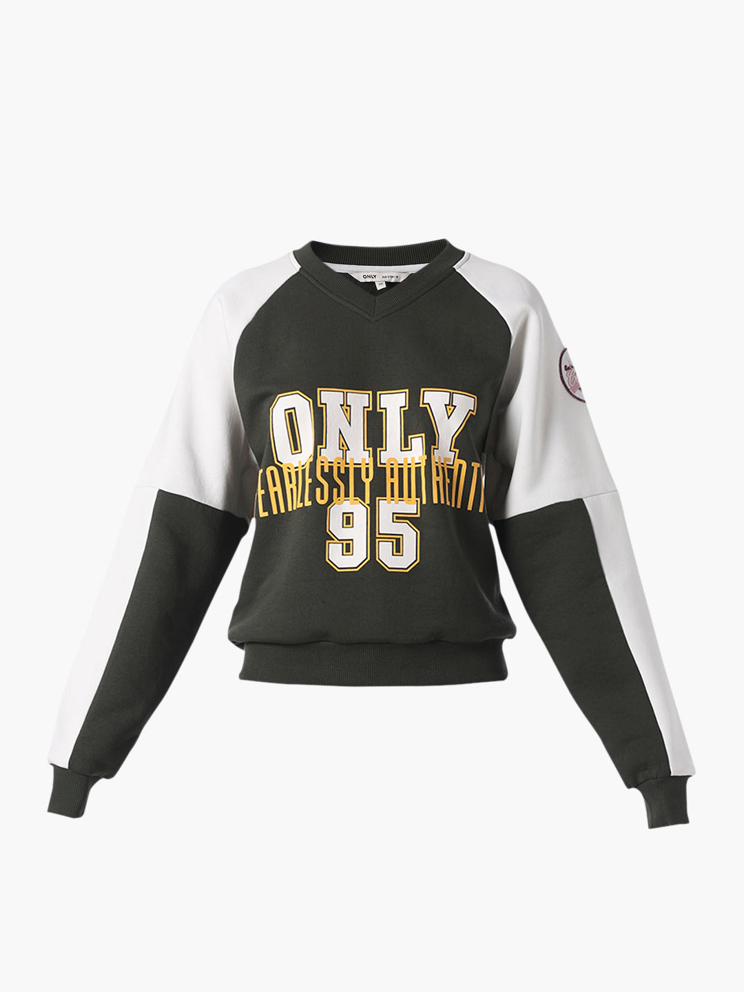 Green Printed Sweatshirt